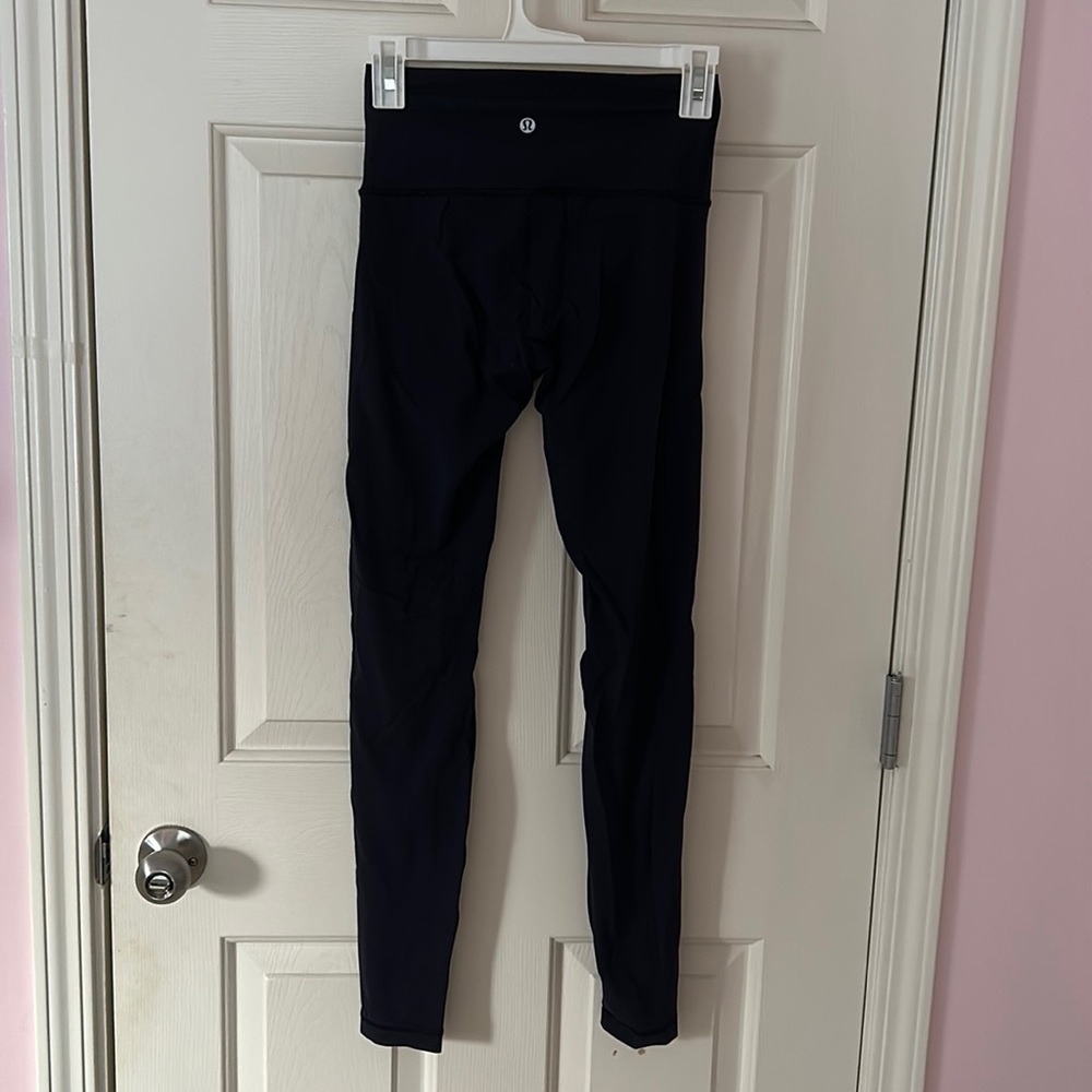 Navy lulu lemon leggings